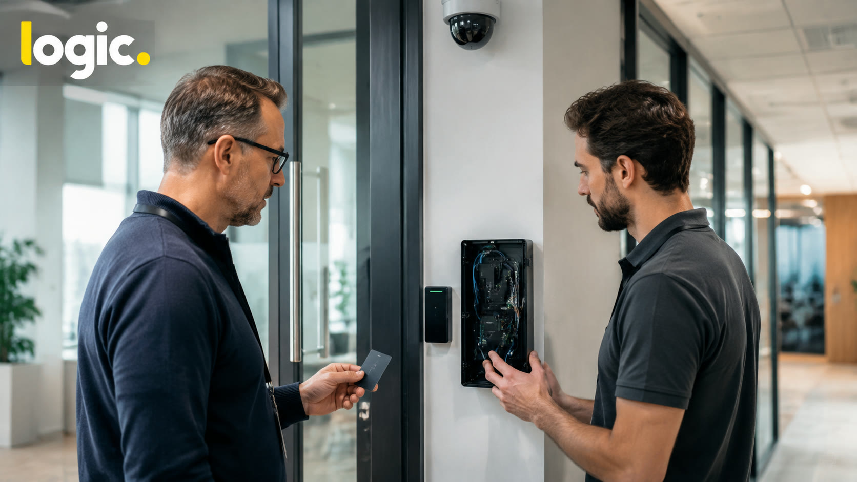 Professional reviewing cloud access control system planning